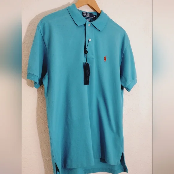 Polo by Ralph Lauren Bright Blue Polo The Mesh Shirt - Picture 3 of 8